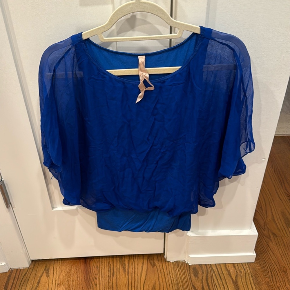 Gorgeous royal blue Bailey 44 summer top